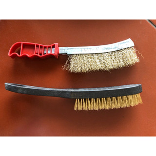 Bàn chải đồng cán đen , bàn chải cọ rỉ