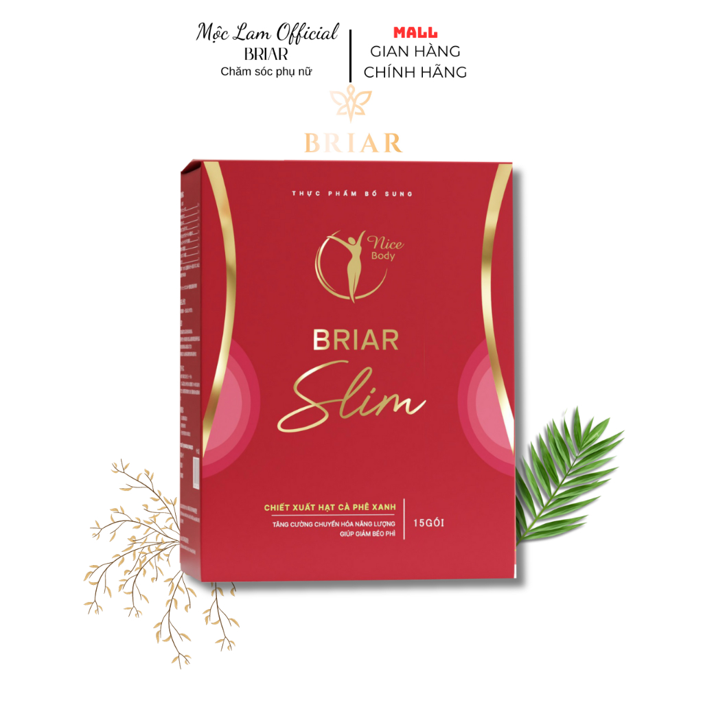 Giảm Cân Briar Slim, Thực Phẩm Bổ Sung Briar Slim Hộp 15 Gói