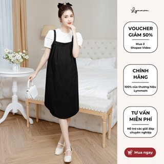 Yếm Bầu Công Sở LYMMOM Thiết Kế Dáng Suông Sang Chảnh Chất Liệu Chéo Ý Cao Cấp Mềm Mại An Toàn Cho Da YB001 Không Kèm Áo