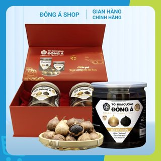 Hộp quà tặng Tỏi Kim Cương 400g tốt cho sức khỏe - Thiết kế sang trọng, lịch sự, phù hợp biếutặng người thân, đối tác
