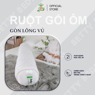 Ruột Gối Ôm Betty Bedding Gòn Lông Vũ Nhân Tạo / Êm Ái, Mềm Mại Kích Thước 35x100cm