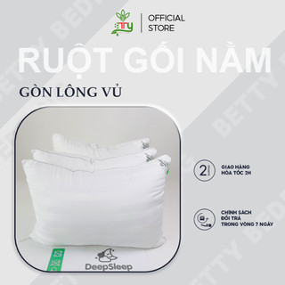 Ruột Gối Nằm BTY Home - Living Lông Vũ Nhân Tạo , Chuẩn Khách Sạn 5 Sao, Bông Sợi Cực Mịn, Kích Thước 50x70cm