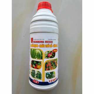 Chế phẩm vi sinh trichoderma bacillus 1l - ra rễ mạnh, ngừa thối rễ, vàng lá, ủ phân
