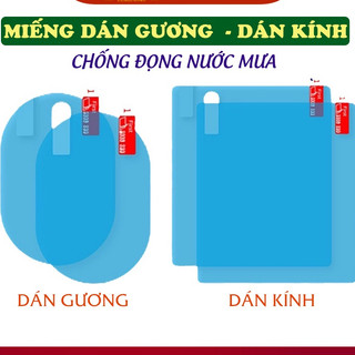 Miếng Dán Chống Bám Nước Gương Kính Ô Tô, Miếng Dán Chống Bám Nước Gương Chiếu Hậu xe hơi