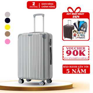 Vali Kéo Du Lịch ZOUTING Z03, Vali Du Lịch Thời Trang Size 20/24inch, ABS Cao Cấp BẢO HÀNH 5 NĂM