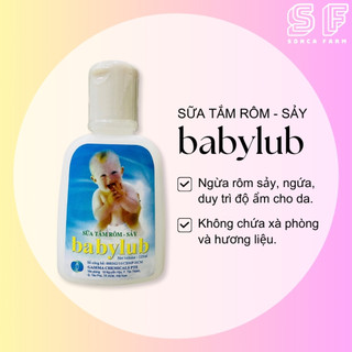 Sữa tắm rôm sảy cho bé 150ml gamma babylub cho da nhạy cảm