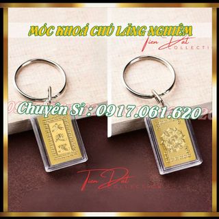 Móc khóa chú lang nghiêm treo balo, túi xách, . phong thủy may mắn cầu bình an phước lành