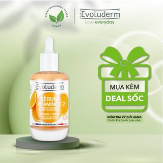 Tinh chất Serum Vitamin C Evoluderm giúp sáng da mờ thâm, dưỡng da mịn màng tươi sáng 30ml