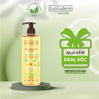 Gel tắm Evoluderm Gel Douche Exaltant Monoï à la Folie 500ml