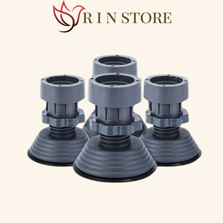 Chân Đế Máy Giặt Bộ 4 Chân Chống Rung Chống Trơn Trượt Có Thể Điều Chỉnh Tăng Giảm RIN