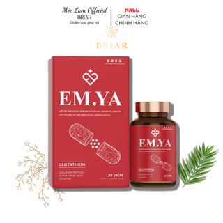 Viên uống trắng da mờ nám em.ya cao cấp glutathion 98%