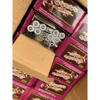 Bánh xe treo tím con trượt cửa lùa nhôm 4 bánh và 8 bánh cửa bi treo tím