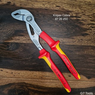 Kìm cobra® 87 26 250 cách điện 1000 volt tiêu chuẩn vde chiều dài 250mm - ngàm mở đến ø50mm