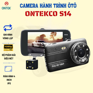 Camera hành trình ONTEKCO S14 Black Tiếng Việt chuẩn, hình sảnh sắc nét 1080P, cam kết hoàn tiền