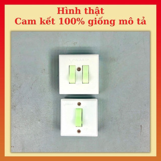 Công tắc điện đơn, đôi, và ổ cắm đơn vinakip 6A-220V