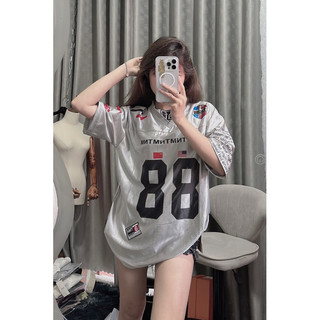 [PHÔNG MỚI 2024] Áo phông bạc cổ V số 88