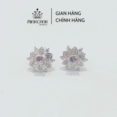 Bông Tai Bạc Nữ Hoa Sen Quốc Hoa - Minh Canh Jewelry