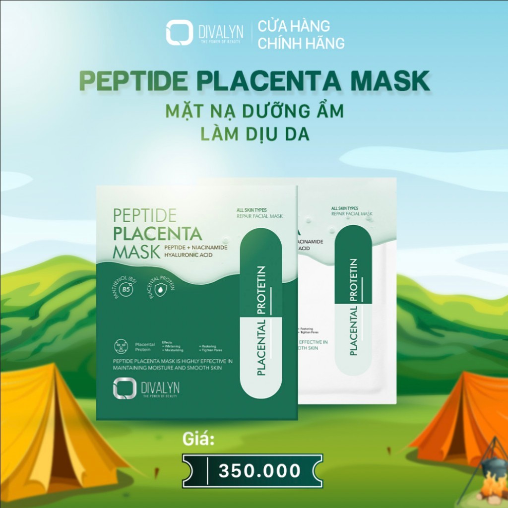 PEPTIDE PLACENTA MASK [ HÀNG ĐẸP , GIÁ RẺ ]