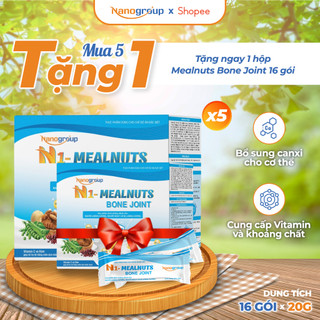 Combo 5 Sữa hạt hỗ trợ xương khớp Nanogroup hộp 16 gói