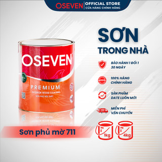 Sơn phủ mờ gỗ PU trong nhà 711 - Sơn gỗ nội thất - Sơn gỗ OSEVEN
