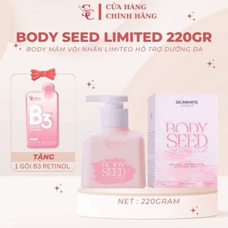 [ CHÍNH HÃNG ] MẶT NẠ BỘT. Kem body mầm vòi xịt 220gr - hỗ trọ sáng da, mịn da