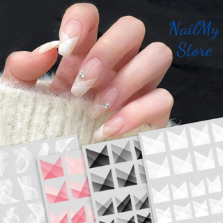  Sticker dán móng sticker nail miếng dán móng tay 3D nail sticker  họa tiết khói  