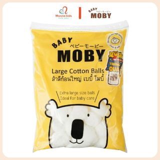 Bông gòn đa năng cho bé Moby Baby 100g, bông miếng cao cấp tiện lợi cho trẻ - Monnie Kids