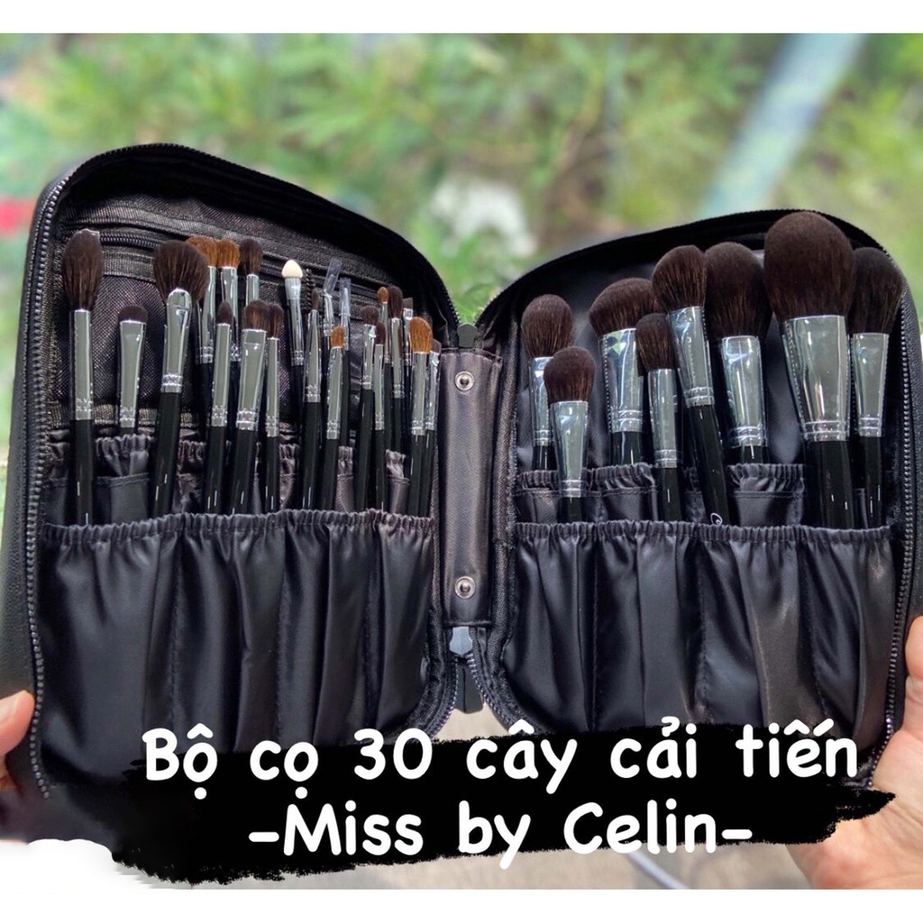 Bộ Cọ Trang Điểm Celin 30 Cây Lông Thú Mềm Mại, Dễ Vệ Sinh