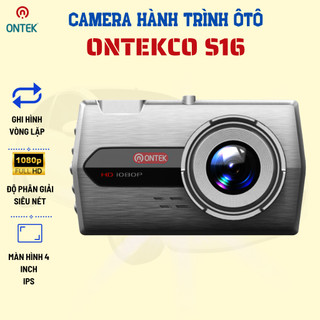 Camera hành trình ONTEKCO Model S16 tiếng việt chuẩn, màn hình 4 Inh, chất lượng 1080P - Bảo hành 12 tháng