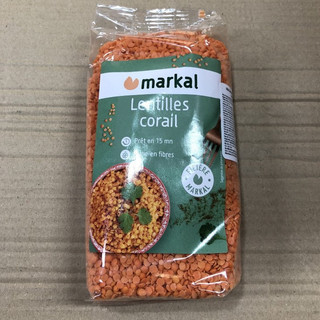 Đậu lăng Markal 500g hữu cơ (Đậu lăng xanh/ Đậu lăng đỏ cam san hô)