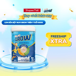 Sữa Bột Nuvi Grow Hỗ Trợ Tăng Chiều Cao 1+ Lon 900g