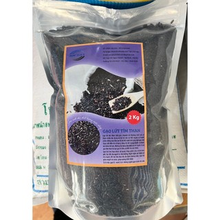 2 kg - Gạo lứt tím than xịn Sóc Trăng