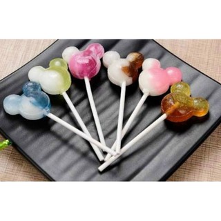 Combo 10 Que Kẹo Mút Popcan Disney Vị Ngẫu Nhiên Nhật Bản