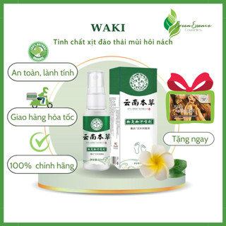 Xịt đào thải hôi nách WAKI - Khử mùi hôi, giúp nách thông thoáng, lưu giữ mùi hương - Dung tích 35ml