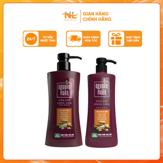 Dầu Gội Dược Liệu Nguyên Xuân Đỏ - Dầu Gội Tạp Hóa Nam Linh Dành Cho Tóc Thường, Giảm Gãy Rụng, Hỗ Trợ Mọc Tóc 350/600ml