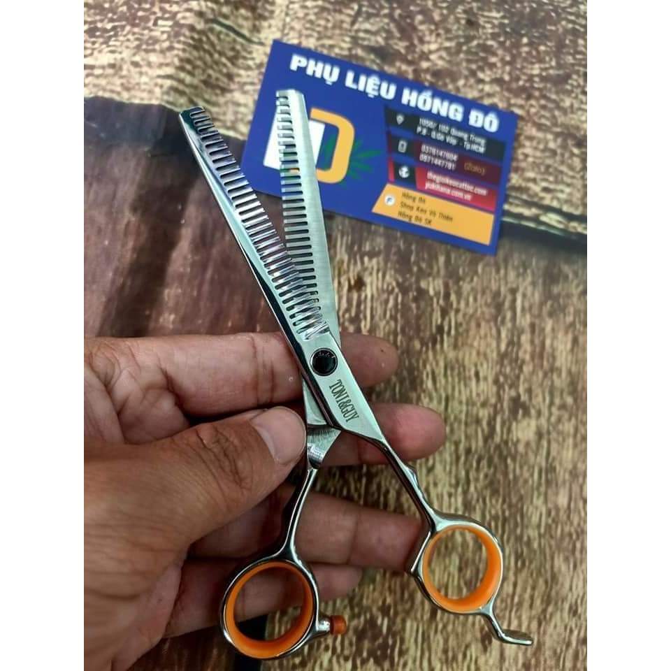 Kéo tỉa 2 răng ăn ít tóc 10-15%