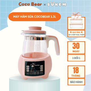 Máy Hâm Sữa Đun Nước Cocobear Đa Năng Thông Minh Pha Sữa An Toàn Cho Bé Bảo hành 18 tháng
