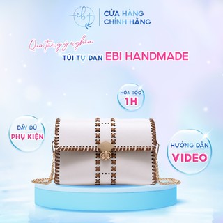 [Có Video HD] Túi Tự Đan Da Thời Trang. Set Nguyên Liệu Làm Túi Handmade Túi Hình Chỉ Nổi Độc Lạ Dành Cho Nữ - EB38