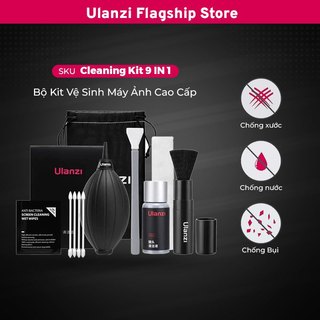 Ulanzi cleaning kit & sensor 9 in 1 - bộ kit vệ sinh máy ảnh cao cấp chuyên nghiệp chính hãng