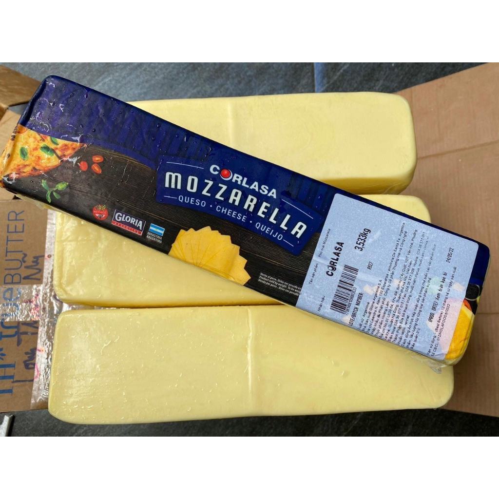 Phô mai Mozzarella Corlasa Argentina ( khối  3.5kg)