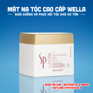 Mặt nạ ủ tóc cao cấp và phục hồi tóc hư tổn SP Wella Luxe oil Keratin Restore Mask 150ml và 400ml