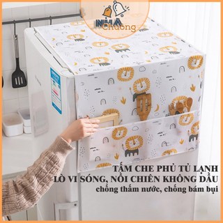 Tấm phủ che bụi tủ lạnh, nồi chiên không dầu, lò vi sóng tiện dụng, dễ lau chùi