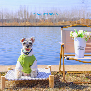 Ga giường_ tấm vải thay thế giường võng bằng khung gỗ hình chữ nhật cho Chó Mèo - Love Pets Shop