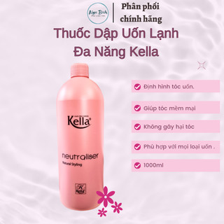 Dập uốn lạnh đa năng kella 1000ml giúp định hình lọn uốn vô nếp, giúp mềm tóc