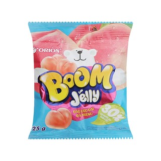  Kẹo Dẻo Boom Jelly Orion Hương Đào  Dây 10 gói x 25g  