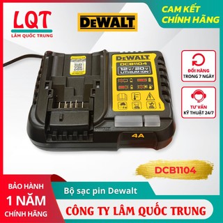 Đế sạc pin dewalt dcb1104-b1 12-20v/4a