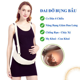 Đai đỡ bụng bầu cao cấp hỗ trợ giảm đau lưng đau chân