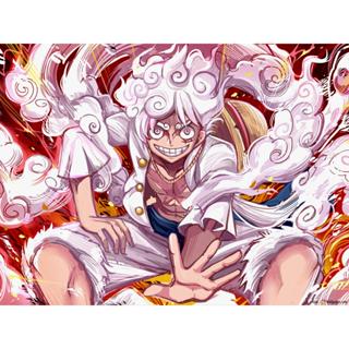 Poster dán tường, hình Anime One Piece Gear 5 dán trang trí - Có Sẵn Keo Dán