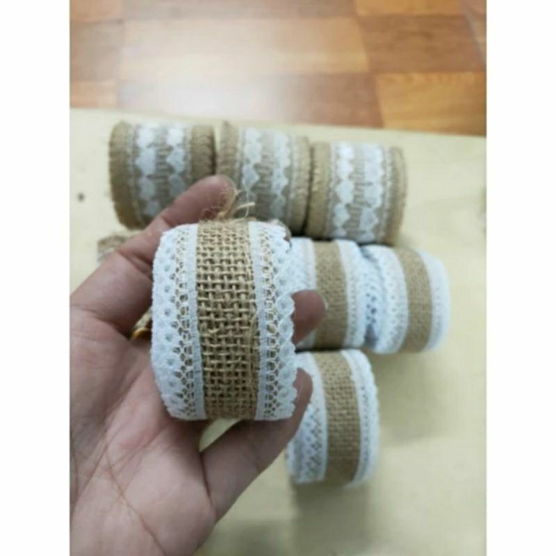 Cuộn vải bao bố ren dài 2m/ cuộn