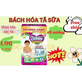Tã quần bobby Mega Jumbo L 104 miếng lõi nén mỏng thần kỳ